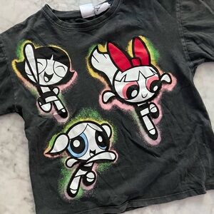 Zara Kids Powerpuff Girls Graphic Tee - Black